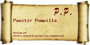 Pasztir Pompilla névjegykártya